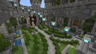 Screenshot of the Minecraft Bedrock Marketplace product Lucky Block Parkour created by 4KS Studios.