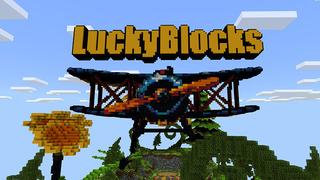 Screenshot of the Minecraft Bedrock Marketplace product Lucky Block Race created by 4KS Studios.