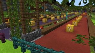 Screenshot of the Minecraft Bedrock Marketplace product Lucky Block Race created by 4KS Studios.
