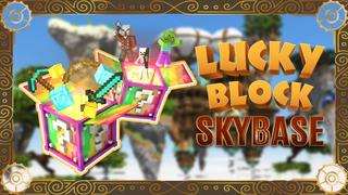 Thumbnail of the Minecraft Bedrock Marketplace product Lucky Block Skybase created by 4KS Studios.
