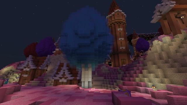 Screenshot of the Minecraft Bedrock Marketplace product Lucky Block Sweet Life created by 4KS Studios.