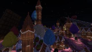 Screenshot of the Minecraft Bedrock Marketplace product Lucky Block Sweet Life created by 4KS Studios.