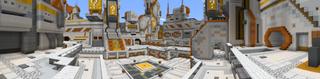 Panorama of the Minecraft Bedrock Marketplace product Lucky Block created by 4KS Studios.