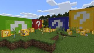 Screenshot of the Minecraft Bedrock Marketplace product Lucky Blocks. created by 4KS Studios.