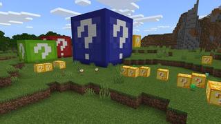 Screenshot of the Minecraft Bedrock Marketplace product Lucky Blocks. created by 4KS Studios.