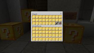 Screenshot of the Minecraft Bedrock Marketplace product Lucky Blocks. created by 4KS Studios.