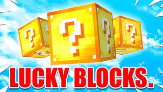 Thumbnail of the Minecraft Bedrock Marketplace product Lucky Blocks. created by 4KS Studios.
