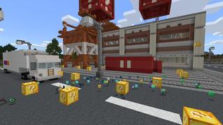 Screenshot of the Minecraft Bedrock Marketplace product Lucky Blocks! created by 4KS Studios.