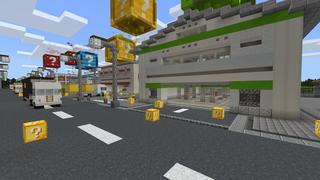 Screenshot of the Minecraft Bedrock Marketplace product Lucky Blocks! created by 4KS Studios.