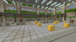 Screenshot of the Minecraft Bedrock Marketplace product Lucky Blocks! created by 4KS Studios.