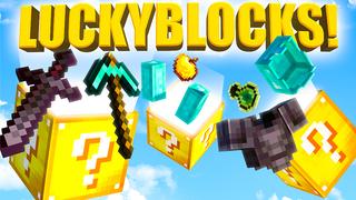 Thumbnail of the Minecraft Bedrock Marketplace product Lucky Blocks! created by 4KS Studios.