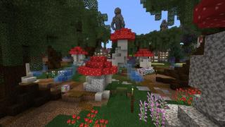 Screenshot of the Minecraft Bedrock Marketplace product Lucky Blocks Camp Kira created by 4KS Studios.