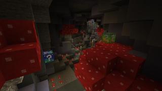 Screenshot of the Minecraft Bedrock Marketplace product Lucky Blocks Camp Kira created by 4KS Studios.