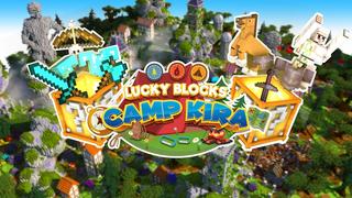 Thumbnail of the Minecraft Bedrock Marketplace product Lucky Blocks Camp Kira created by 4KS Studios.