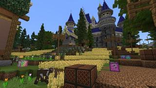 Screenshot of the Minecraft Bedrock Marketplace product Lucky Blocks New Horizon created by 4KS Studios.