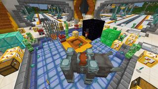 Screenshot of the Minecraft Bedrock Marketplace product Lucky Blocks created by 4KS Studios.
