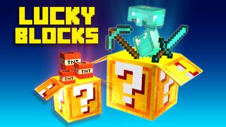 Thumbnail of the Minecraft Bedrock Marketplace product Lucky Blocks created by 4KS Studios.