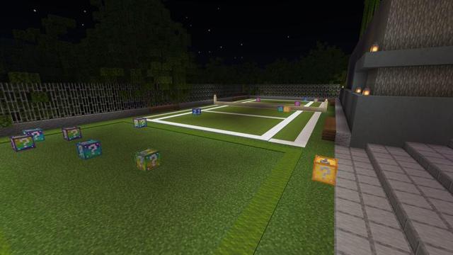 Screenshot of the Minecraft Bedrock Marketplace product Lucky Skyblock Modern Mansion created by 4KS Studios.
