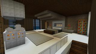 Screenshot of the Minecraft Bedrock Marketplace product Luxury Beach Mansion created by 4KS Studios.