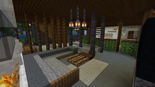 Screenshot of the Minecraft Bedrock Marketplace product Luxury Beach Mansion created by 4KS Studios.