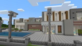 Screenshot of the Minecraft Bedrock Marketplace product Luxury Modern Mansion created by 4KS Studios.