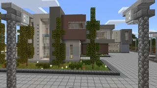 Screenshot of the Minecraft Bedrock Marketplace product Luxury Modern Mansion created by 4KS Studios.