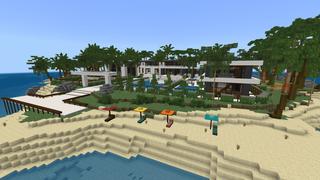 Screenshot of the Minecraft Bedrock Marketplace product Luxury Private Mansion created by 4KS Studios.