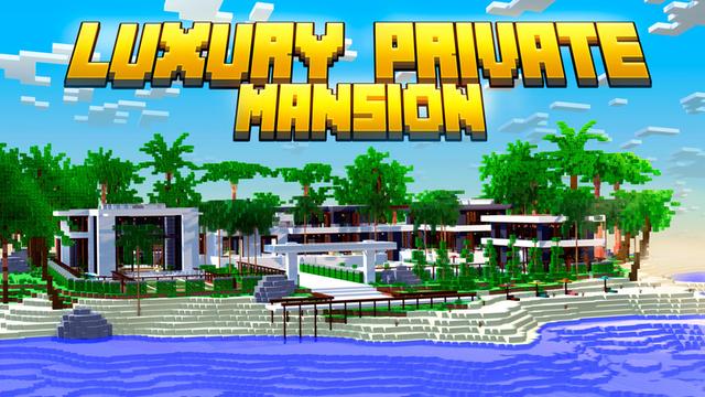 Thumbnail of the Minecraft Bedrock Marketplace product Mansión privada de lujo created by 4KS Studios.