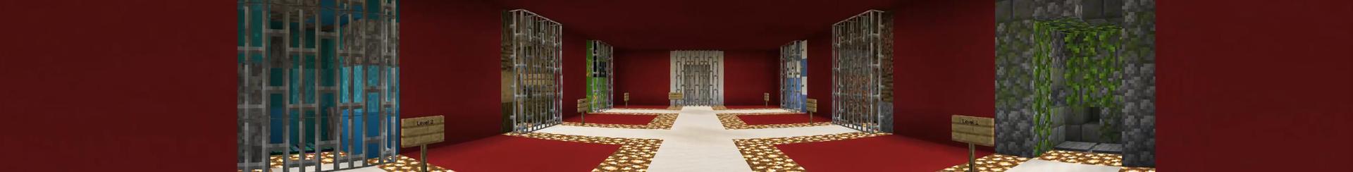 Panorama of the Minecraft Bedrock Marketplace product Maze Runners created by 4KS Studios.