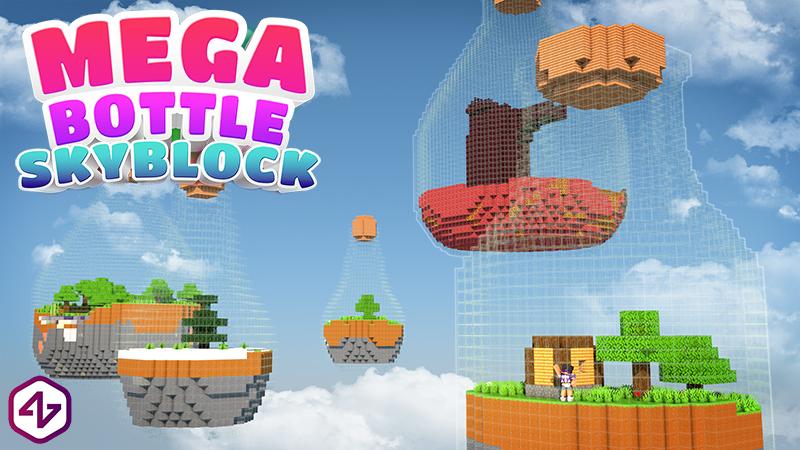 Mega Bottle Skyblock by 4KS Studios | CHUNK - Minecraft Bedrock ...
