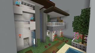 Screenshot of the Minecraft Bedrock Marketplace product Mega Find the Button created by 4KS Studios.