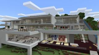 Screenshot of the Minecraft Bedrock Marketplace product Mega Party Mansion created by 4KS Studios.