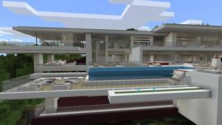 Screenshot of the Minecraft Bedrock Marketplace product Mega Party Mansion created by 4KS Studios.