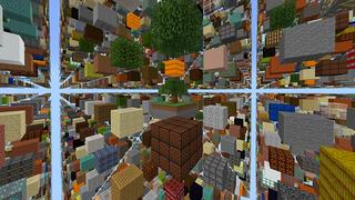 Screenshot of the Minecraft Bedrock Marketplace product Mega Sky Grid created by 4KS Studios.