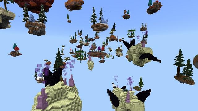 Screenshot of the Minecraft Bedrock Marketplace product Mega Skyblock created by 4KS Studios.