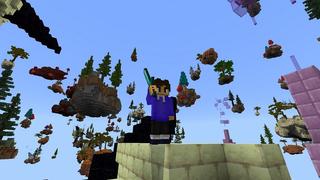 Screenshot of the Minecraft Bedrock Marketplace product Mega Skyblock created by 4KS Studios.