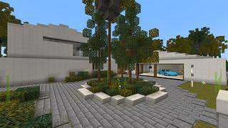 Screenshot of the Minecraft Bedrock Marketplace product Millionaire Beach Mansion created by 4KS Studios.