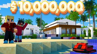 Thumbnail of the Minecraft Bedrock Marketplace product Millionaire Beach Mansion created by 4KS Studios.