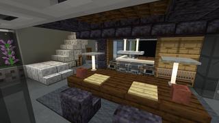 Screenshot of the Minecraft Bedrock Marketplace product Millionaire Beachfront Hotel created by 4KS Studios.