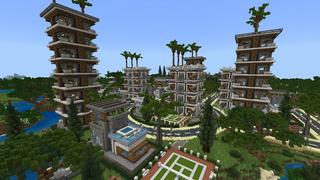 Screenshot of the Minecraft Bedrock Marketplace product Millionaire City created by 4KS Studios.