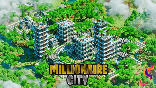 Thumbnail of the Minecraft Bedrock Marketplace product Millionaire City created by 4KS Studios.