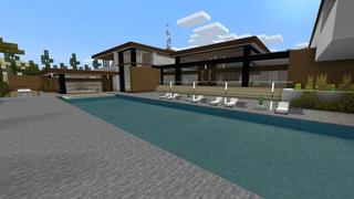 Screenshot of the Minecraft Bedrock Marketplace product Millionaire Desert Mansion created by 4KS Studios.