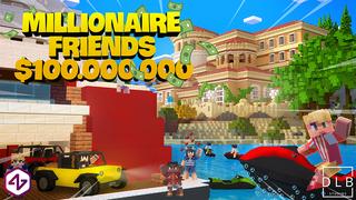 Thumbnail of the Minecraft Bedrock Marketplace product Millionaire Friends created by 4KS Studios.