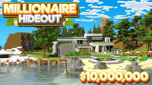 Thumbnail of the Minecraft Bedrock Marketplace product Millionaire Hideout created by 4KS Studios.