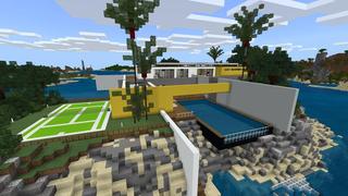 Screenshot of the Minecraft Bedrock Marketplace product Millionaire Island Mansion created by 4KS Studios.