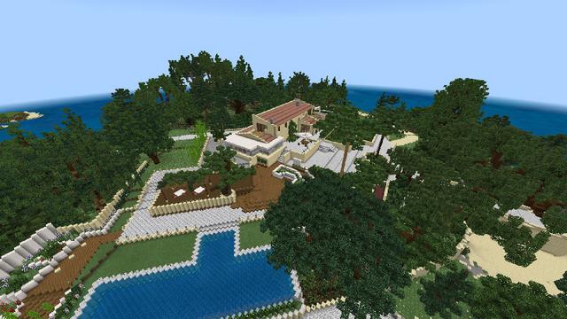 Screenshot of the Minecraft Bedrock Marketplace product Millionaire Island created by 4KS Studios.