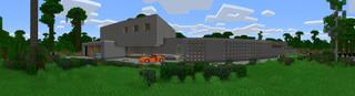 Panorama of the Minecraft Bedrock Marketplace product Millionaire Jungle Mansion created by 4KS Studios.