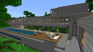 Screenshot of the Minecraft Bedrock Marketplace product Millionaire Jungle Mansion created by 4KS Studios.