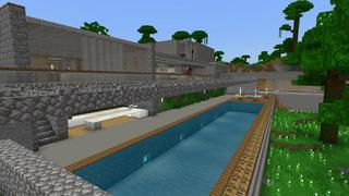 Screenshot of the Minecraft Bedrock Marketplace product Millionaire Jungle Mansion created by 4KS Studios.