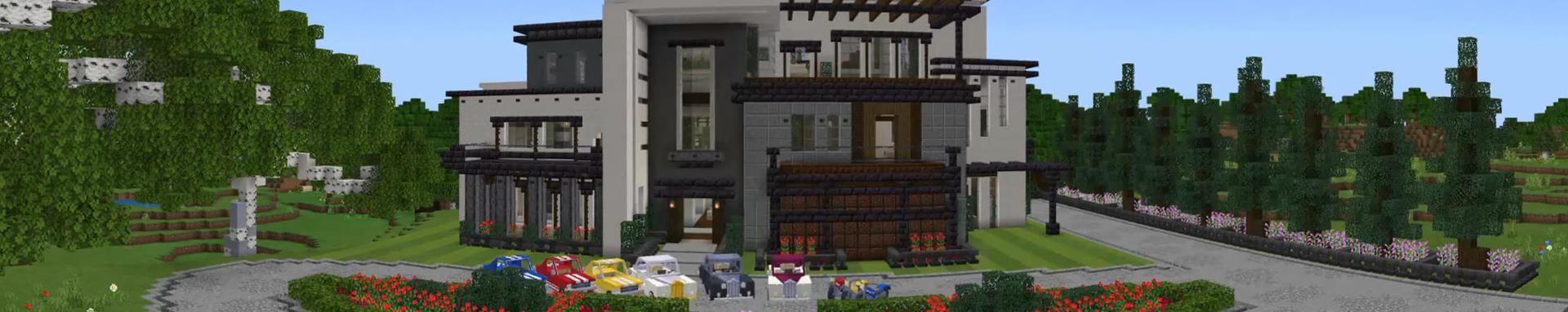 Panorama of the Minecraft Bedrock Marketplace product Millionaire Life created by 4KS Studios.